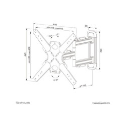 NEOMOUNTS WL40S-850BL14 Support pour écran mural 32-65p - orientable - installation rapide redeal.fr
