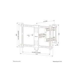 NEOMOUNTS WL40S-850BL16 Support pour écran mural 40-70p - orientable - installation rapide redeal.fr
