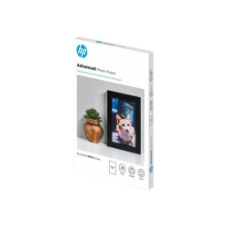 HP original Q8691A Advanced glossy photo paper Ink cartridge 250g/m2 100x150mm 25 sheets 1-pack borderless redeal.fr