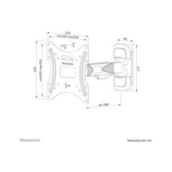NEOMOUNTS WL40-540BL12 Support pour écran mural 32-55p - orientable - installation facile redeal.fr