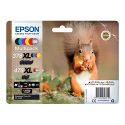 EPSON 1LB Multipack 6 colours 378XL/478XL Squirrel incl. R/G Clara Phto HD Ink