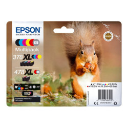 EPSON 1LB Multipack 6 colours 378XL/478XL Squirrel incl. R/G Clara Phto HD Ink