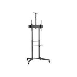 NEOMOUNTS FL50-550BL1 Support au sol mobile pour écran 37-70p - étagère multimédia et support caméra inclus redeal.fr