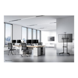 NEOMOUNTS FL50-550BL1 Support au sol mobile pour écran 37-70p - étagère multimédia et support caméra inclus redeal.fr