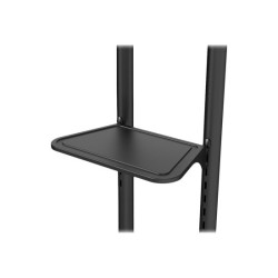 NEOMOUNTS FL50-550BL1 Support au sol mobile pour écran 37-70p - étagère multimédia et support caméra inclus redeal.fr