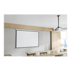 NEOMOUNTS CL25-540BL1 Support de plafond pour vidéoprojecteur - h 60.5-90.5 cm - installation facile - orientable