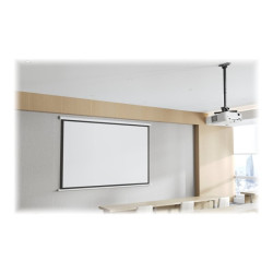 NEOMOUNTS CL25-540BL1 Support de plafond pour vidéoprojecteur - h 60.5-90.5 cm - installation facile - orientable