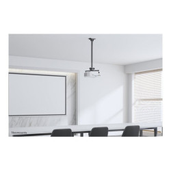 NEOMOUNTS CL25-550BL1 Support de plafond pour vidéoprojecteur - h 74.5-114.5 cm - installation facile - orientable