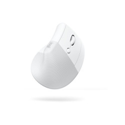 LOGITECH Lift for Business Vertical mouse ergonomic 6 buttons wireless Bluetooth 2.4 GHz Bolt USB receiver off-white