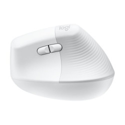 LOGITECH Lift for Business Vertical mouse ergonomic 6 buttons wireless Bluetooth 2.4 GHz Bolt USB receiver off-white