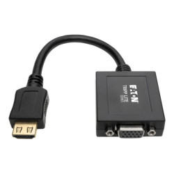 EATON TRIPPLITE HDMI to VGA with Audio Converter Cable Adapter for Ultrabook/Laptop/Desktop PC M/F 6-in. 15.24 cm