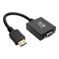 EATON TRIPPLITE HDMI to VGA with Audio Converter Cable Adapter for Ultrabook/Laptop/Desktop PC M/F 6-in. 15.24 cm