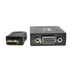 EATON TRIPPLITE HDMI to VGA with Audio Converter Cable Adapter for Ultrabook/Laptop/Desktop PC M/F 6-in. 15.24 cm