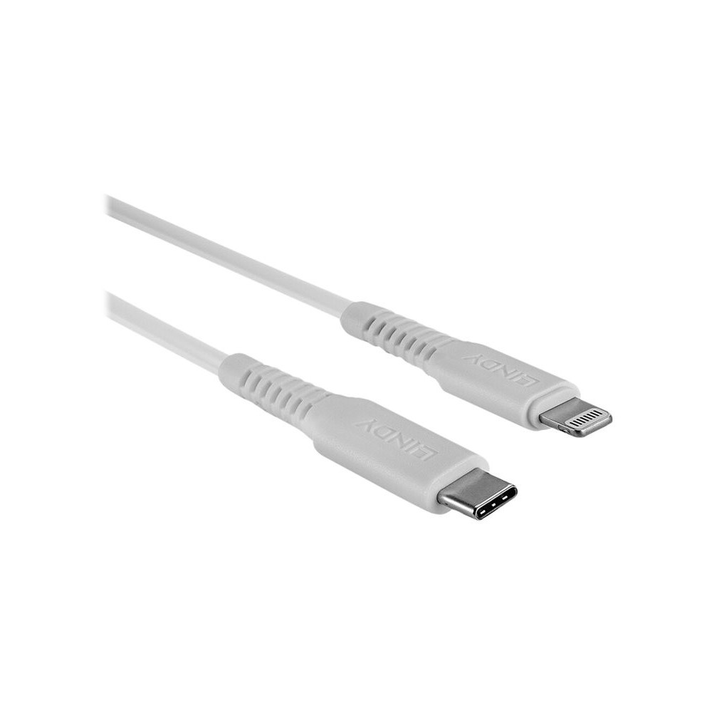 LINDY 3m USB C to Lightning Cable White redeal.fr