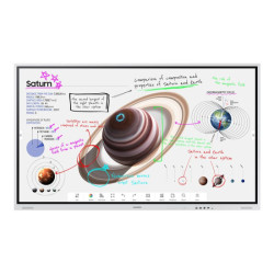 SAMSUNG WM85B Flip 4 85p Tactile Infrarouge UHD 3840x2160 16:9 300nit sans vitre 220nit avec vitre 16/7 3years redeal.fr