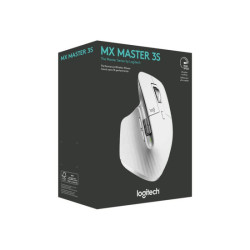 LOGITECH Master Series MX Master 3S Mouse ergonomic optical 7 buttons wireless Bluetooth 2.4 GHz Bolt USB receiver