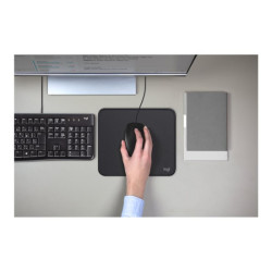 LOGITECH M100 Mouse full size right and left-handed optical 3 buttons wired USB black redeal.fr