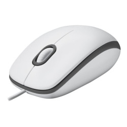 LOGITECH M100 Mouse full size right and left-handed optical 3 buttons wired USB redeal.fr