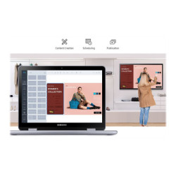 SAMSUNG QM55B-T 55p Wide 16:9 All-in-one Capacitive Touch 400nits 2x10W speakers HDMI USB WiFi VESA redeal.fr