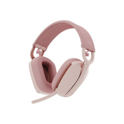 LOGITECH Zone Vibe 100 Headset full size Bluetooth wireless rose redeal.fr