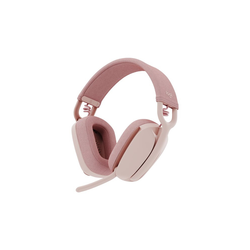 LOGITECH Zone Vibe 100 Headset full size Bluetooth wireless rose redeal.fr
