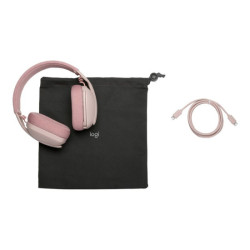 LOGITECH Zone Vibe 100 Headset full size Bluetooth wireless rose redeal.fr
