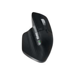 LOGITECH Master Series MX Master 3S for Mac Mouse ergonomic optical 7 buttons wireless Bluetooth 2.4 GHz space grey for Apple