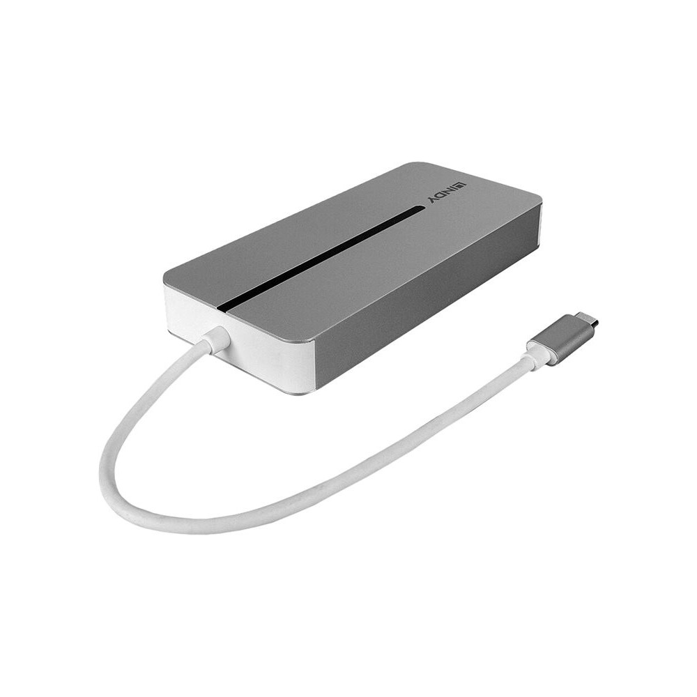 LINDY USB 3.2 Type C Mini Dock 2x HDMI 4K redeal.fr