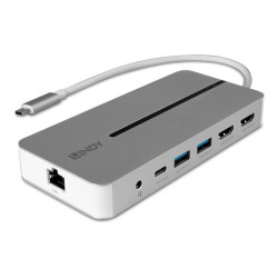 LINDY USB 3.2 Type C Mini Dock 2x HDMI 4K redeal.fr