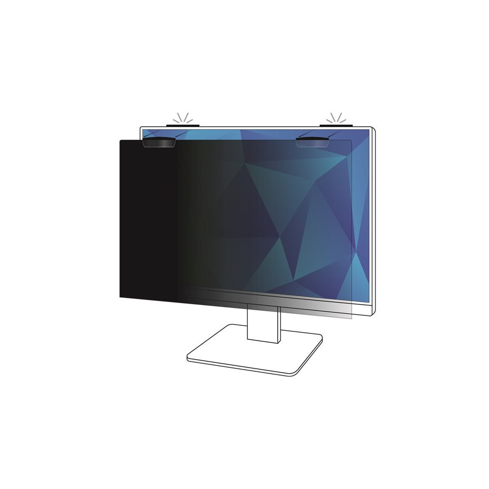 3M Privacy Filter for 24p Full Screen Monitor with 3M COMPLY Magnetic Attach redeal.fr