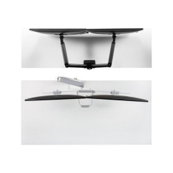 NEOMOUNTS DS75-450WH2 Support décran à fixer 17-32p - ressort à gaz - Topfix - arrêt 180 redeal.fr