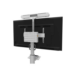 NEOMOUNTS FL50S-825WH1 Support au sol mobile pour écran 37-75p - TÜV redeal.fr