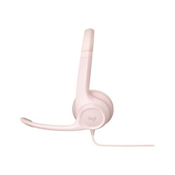 LOGITECH H390 Headset on-ear wired USB-A rose redeal.fr