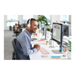 LOGITECH H390 Headset on-ear wired USB-A rose redeal.fr