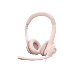 LOGITECH H390 Headset on-ear wired USB-A rose redeal.fr