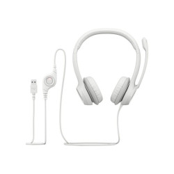 LOGITECH H390 Headset on-ear wired USB-A off-white redeal.fr