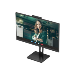 AOC 24P3QW Ecran 24"  1920 x 1080 Full HD (1080p) @ 75 Hz - IPS - 300 cd/m² - 1000:1 - 4 ms - 2xHDMI, DisplayPort - HP - WEBCAM