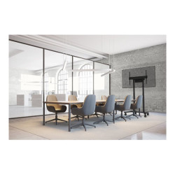 NEOMOUNTS FL55-875BL1 Support au sol mobile pour écran 55-100p - motorisé - TÜV redeal.fr