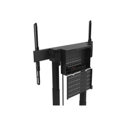 NEOMOUNTS FL55-875BL1 Support au sol mobile pour écran 55-100p - motorisé - TÜV redeal.fr