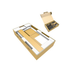 NEOMOUNTS FL55-875WH1 Support au sol mobile pour écran 55-100p - motorisé - TÜV redeal.fr