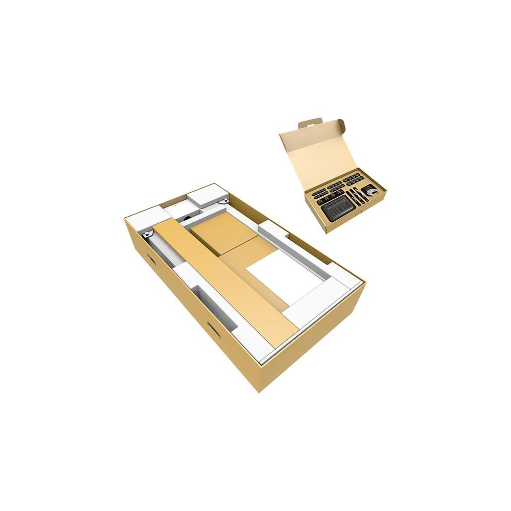 NEOMOUNTS FL55-875WH1 Support au sol mobile pour écran 55-100p - motorisé - TÜV redeal.fr