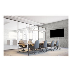 NEOMOUNTS FL55-875WH1 Support au sol mobile pour écran 55-100p - motorisé - TÜV redeal.fr