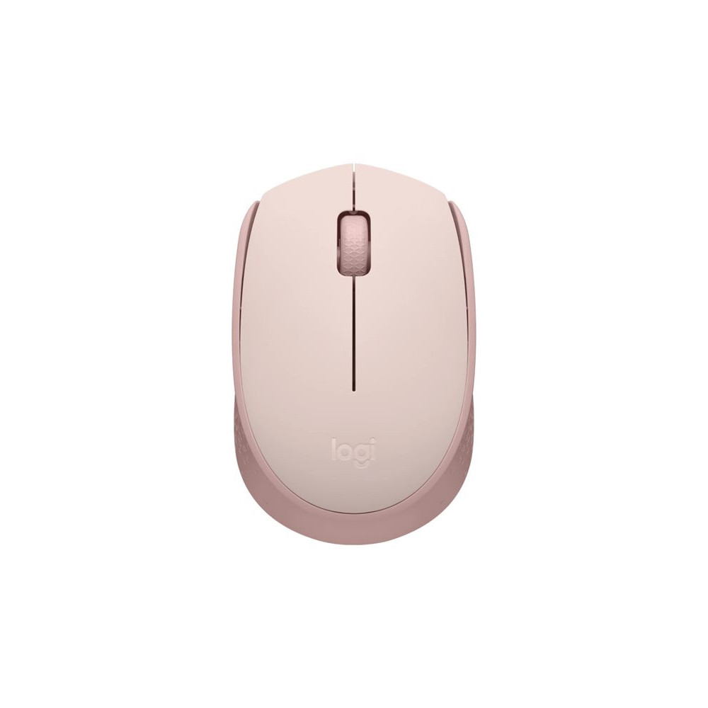 LOGITECH M171 Mouse right and left-handed optical 3 buttons wireless 2.4 GHz USB wireless receiver pink redeal.fr