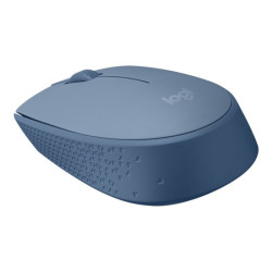 LOGITECH M171 Mouse right and left-handed optical 3 buttons wireless 2.4 GHz USB wireless receiver blue/grey redeal.fr