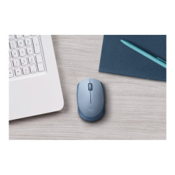 LOGITECH M171 Mouse right and left-handed optical 3 buttons wireless 2.4 GHz USB wireless receiver blue/grey redeal.fr