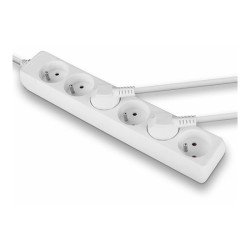 LINDY 6 way Mains Gang Socket FR France
