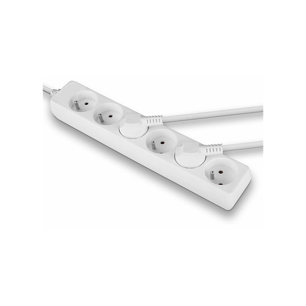LINDY 6 way Mains Gang Socket FR France