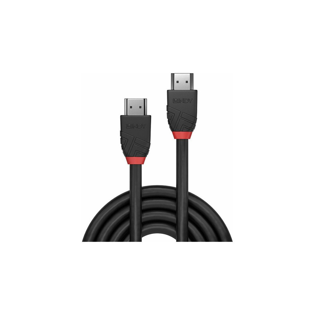 LINDY 1m 8k60hz HDMI Cable Black Line redeal.fr