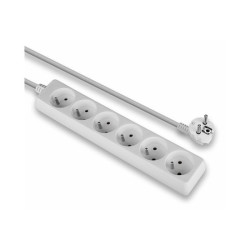 LINDY 6 way Mains Gang Socket FR France