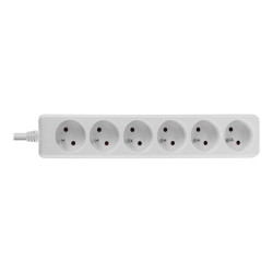 LINDY 6 way Mains Gang Socket FR France
